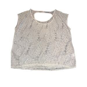 Women's Express Lace Blouse Small White